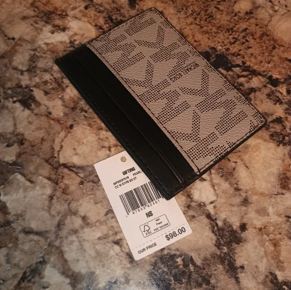 Michael Kors Black and Grey Wallet Card Holder Nwt - Picture 6 of 6